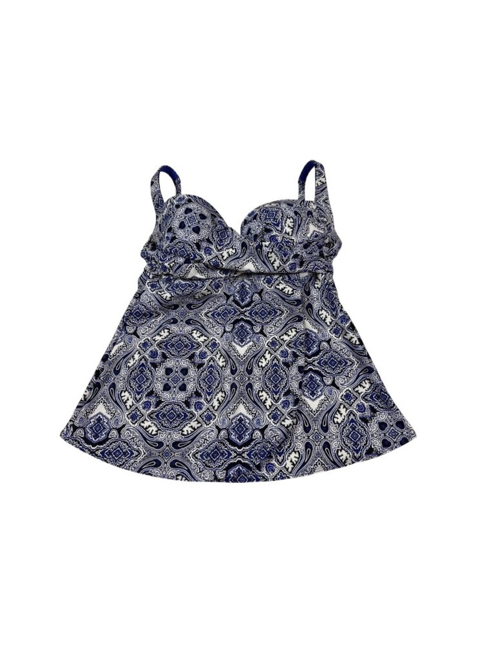 NWT Soma 34C Swim Multicolor Swim Tankini Top With Underwire Medium (FF687)
